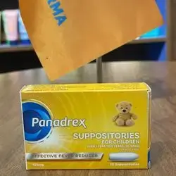 panadrex suppositories for children over 1 year to 5 years paracetamol 125mg 10 suppositories