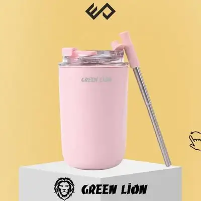 Green Lion Vaccum Travel Mug Lite - 280 ML - Pink