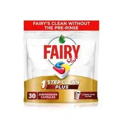 Fairy dishwasher one step clean plus 30 capsules