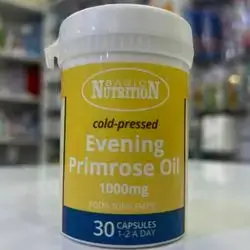 Evening primrose oil capsules