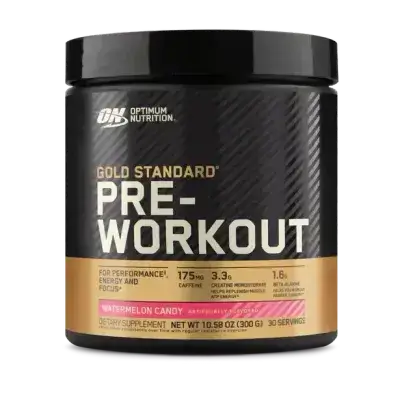 ON Pre-Workout Powder watermelon candy flavor - 330g (30 Servings)