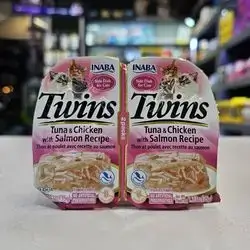 Inaba Twins ( Tuna & Chicken With Salmon Recipe ) 70g
