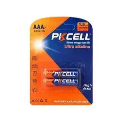 Battery / AAA2 / PKCELL 1.5V / 2add/ Ultra alkaline / High drain