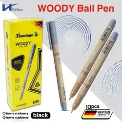 Woody Ball Pen-flamingo 1.0mm