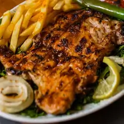 Half A Charcoal Chicken