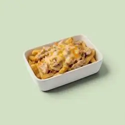 Diet Fries, Chicken, and Mozzarella Cheese