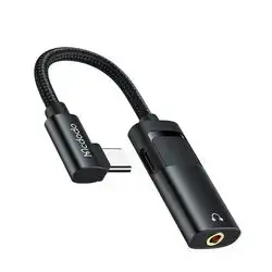 McDodo CA188 USB-C to USB-C and 3.5mm Audio Adapter (60W PD)