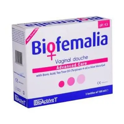Biofemalia vaginal douche 3 bottles of 100ml