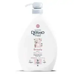 DERMOMED BAGNOSCHIUMA DOCCIA BEAUTY AI FIORI BIANCHI DISPENSER ml. 1000