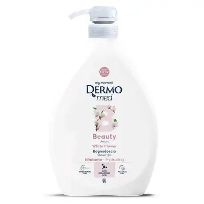 جل استحمام ديرمونيد بيوتي بالزهور البيضاء1000 ML.