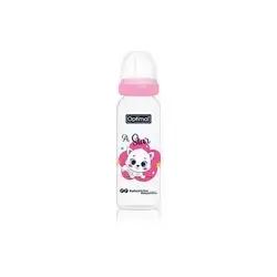 Narrow Neck Feeding Bottle 240ml (+6) - Pink