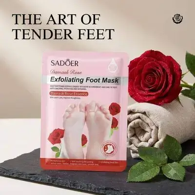 SADOER Damask Rose Exfoliating Foot Mask