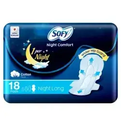 Sofy Night Comfort Sanitary Pads Night Long 18 pcs
