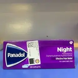 panadol night effective pain relief 24caplets