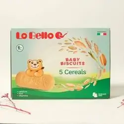 Lobello baby biscuits with 5 cereals 200g