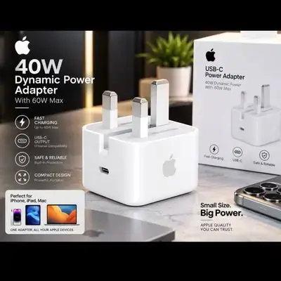 Apple 40W Dynamic Power Adapter With 60W Max