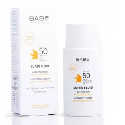Babe Super Fluid Sunscreen with Hyaluronic Acid 50ml