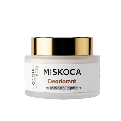 Miskoca Deodorant Anti-Bacterial & Brightening 50ml _ Glow With Rose