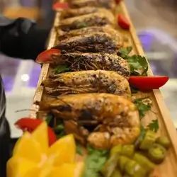 Grilled Shrimp on Charcoal