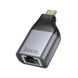 Hoco UA35 USB-C to RJ45 OTG ethernet adapter.