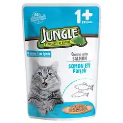 Jungle Cat Wet Food with Salmon 100g