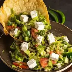 Greek Salad with Bread