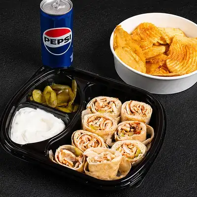 Arabic Chicken Shawarma Combo Meal