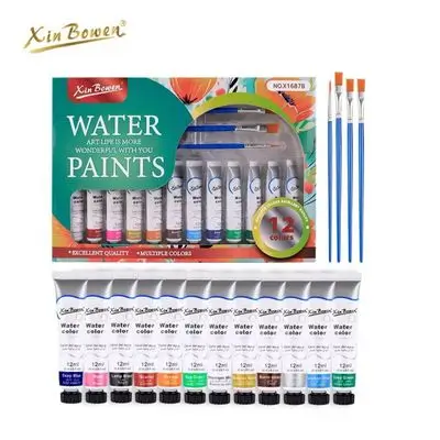 WATER PAINTS SET 12 Colors