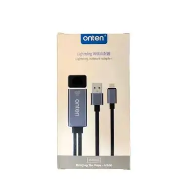 ONTEN ADAPTER Lightning to LAN CABLE