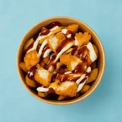 French Fries With Crispy Chicken