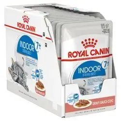 Royal Canin Indoor Sterilised Adult In Gravy - Salsa 12 PCS