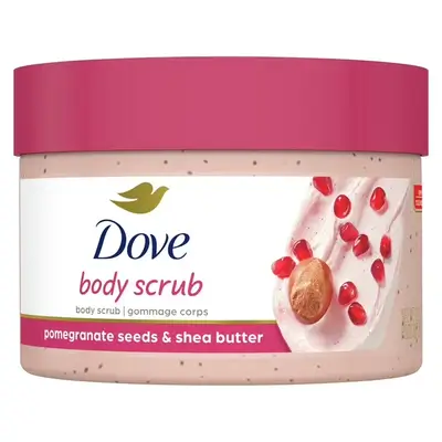 Dove Exfoliating Body Polish Pomegranate & Shea Butter 298ml//مقشر الجسم دوف بزبدة الرمان وزبدة الشيا 298 مل