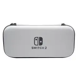Premium Protective Carrying Case for Nintendo Switch 2 – White (2nd Edition)