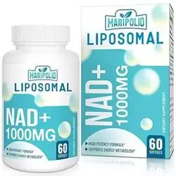 Liposomal NAD+ 1000 mg (maripolio) 120 capsules
