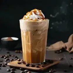 Vanilla And Caramel Latte