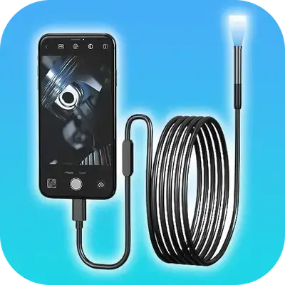 Camera Endoscope Suitable For iPhone Hard Cable/ 5 meter/ ios