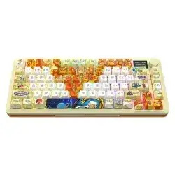 Redragon K708GF RGB Pro Art Fleckact Wireless Mechanical Gaming Keyboard