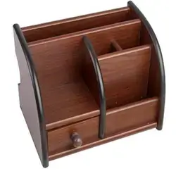 Wooden Desk Organizer Pen Stand Medium size