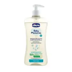 Chicco Baby Moments Gentle Body Wash and Shampoo 500ml