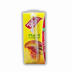 Fresh peach juice, 200ml packet