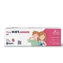 Fluor kin junior strawberry gel 75ml