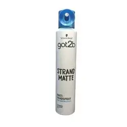 Got2B Strand Matte 1 X 200Ml Matt Hair Spray - Texturize - Matte Effect - Hold