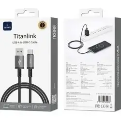 WiWU Titanlink USB-A USB-C Cable 1M