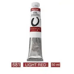 (681) (LIGHT RED) OIL COLOR-Maries 50ML