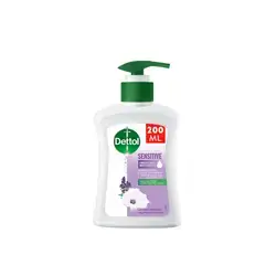 Dettol Sensitive Liquid Handwash Pump, Lavender & White Musk Scent, 200ml
