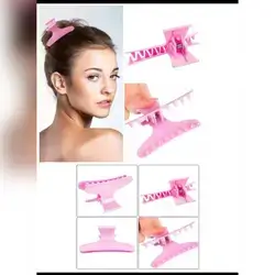 1pc Pink Salon Hair Clips, Hairpins For Diy Hair Styling And Coloring 