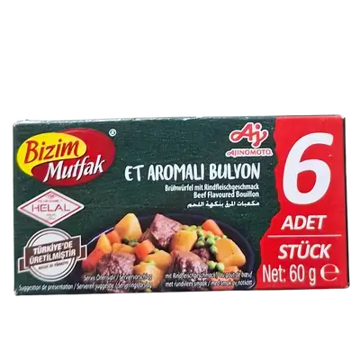 Bizim Beef Bouillon Cubes 60g