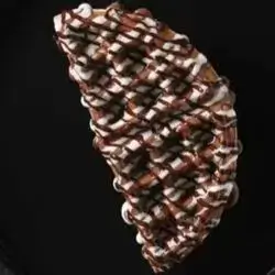Waffle With Three Chocolate