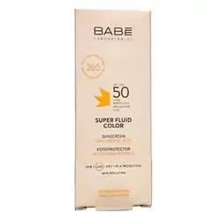 Babe Super Fluid Color Mattifying Sunscreen with Hyaluronic Acid 50ml