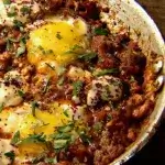 Lahmachun With Eggs